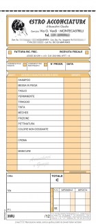 RICEVUTE FISCALI - Società Industrie Tipolitografiche